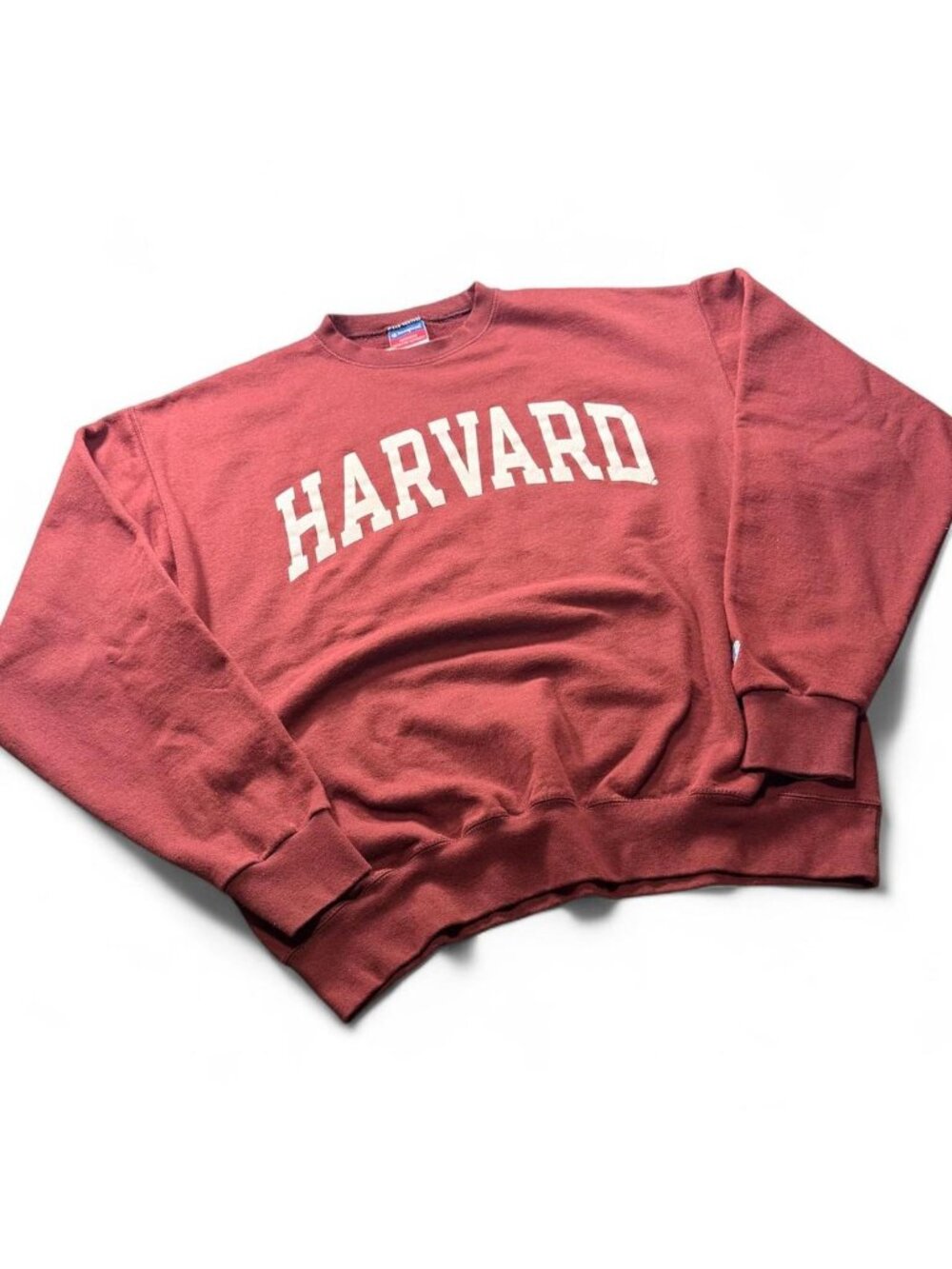 Vintage Y2K Harvard University Champion Boxy Crewneck Sweatshirt Large